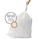 SIMPLEHUMAN Set 60 saci gunoi, 50-65L