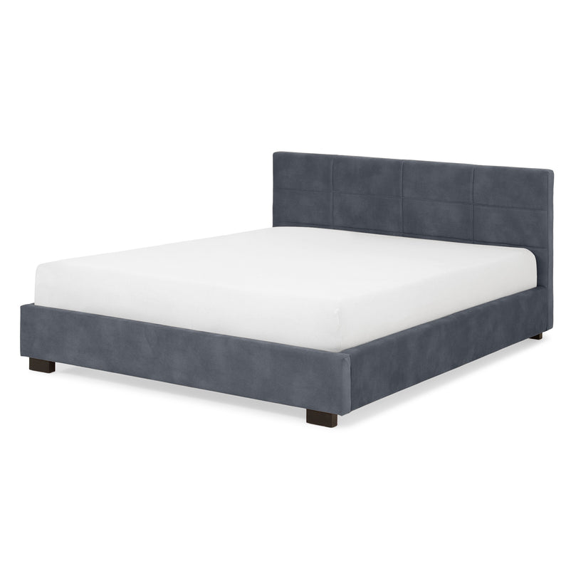 PRAGA Pat tapițat, 160x200cm, somieră rabatabilă și ladă depozitare incluse