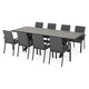 TUSCANY/SULTAN Set mobilier terasă/grădină, 8 scaune și masă extensibilă