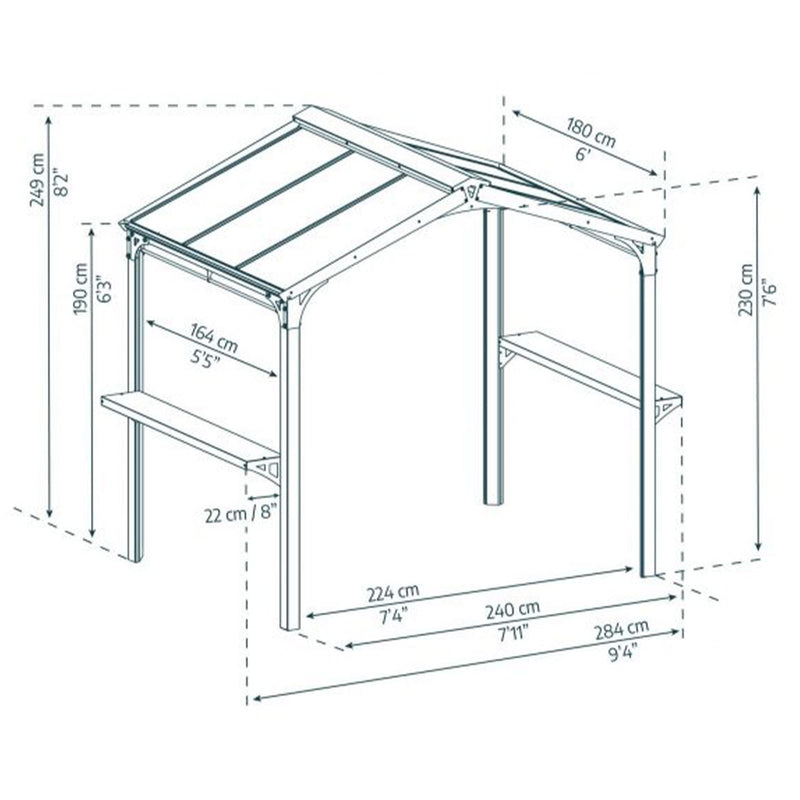 AUSTIN Pavilion grătar