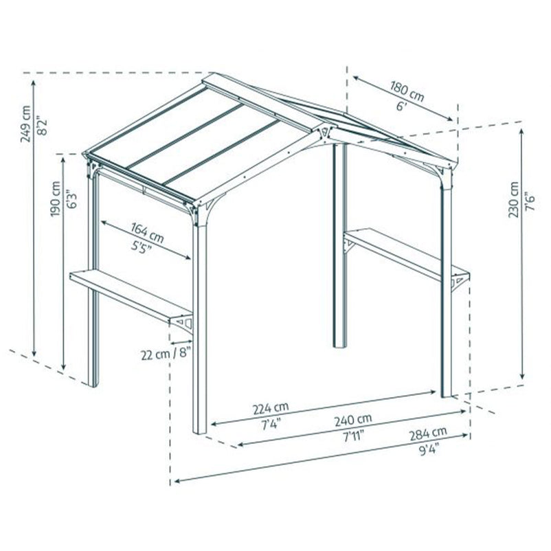 AUSTIN Pavilion grătar