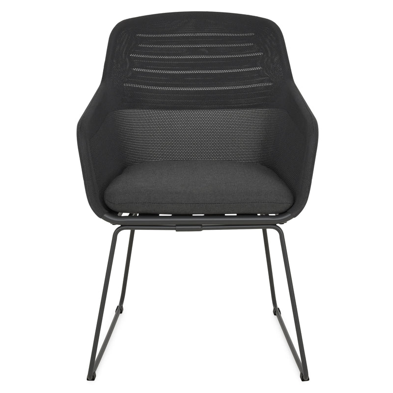 BEZIER Set mobilier terasă/grădină, 4 scaune