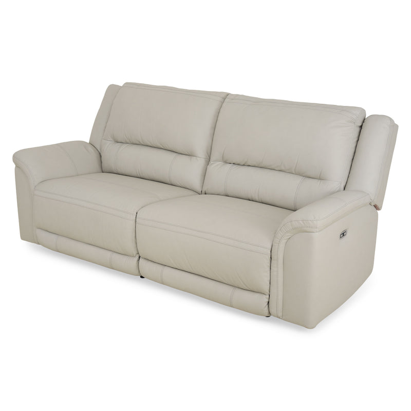 SUNNERST Canapea 3 locuri, 2 reclinere electrice, piele