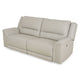 SUNNERST Canapea 3 locuri, 2 reclinere electrice, piele