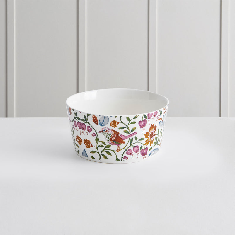 BOTANICAL Set 4 boluri, porțelan, D.13cm