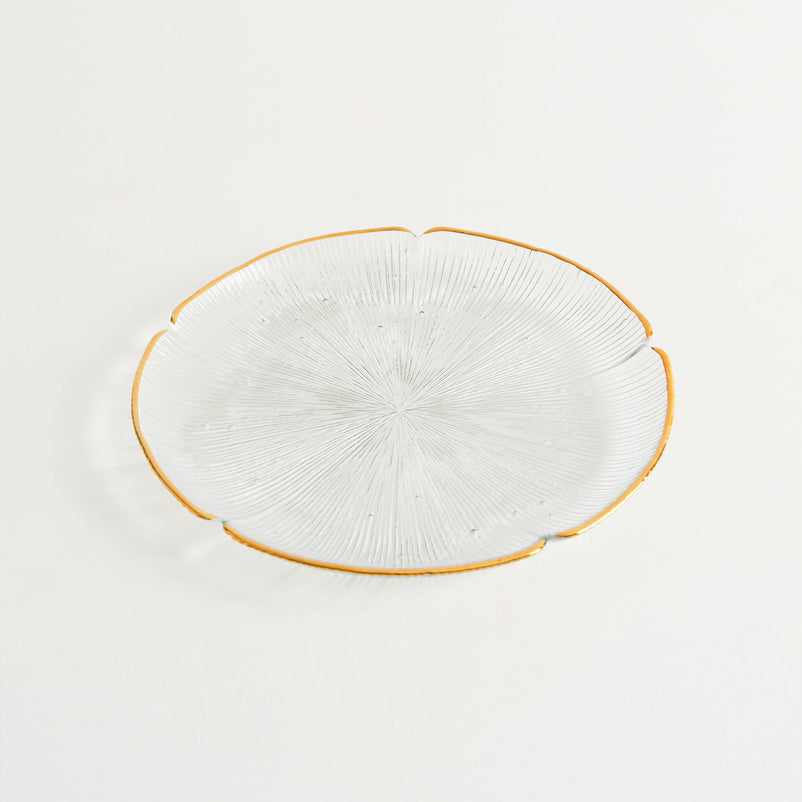 ZOREN Farfurie, sticlă, D.21cm