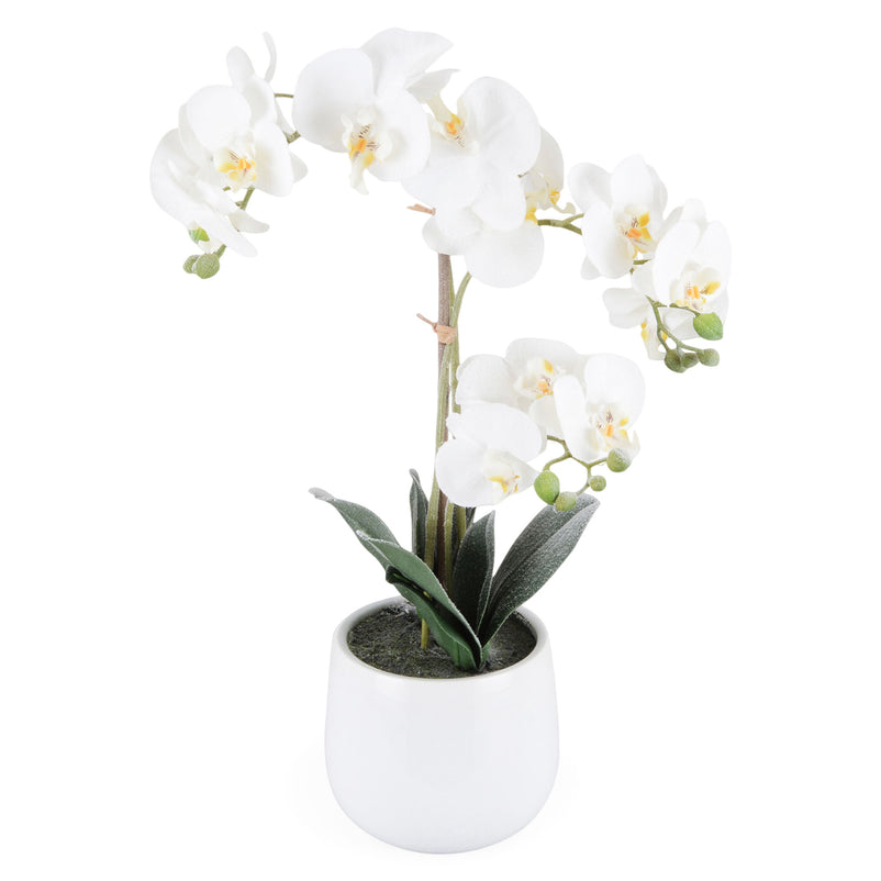 SNOWY ORCHID Aranjament flori artificiale