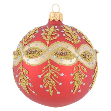 NATAL Glob, sticlă, D.8cm