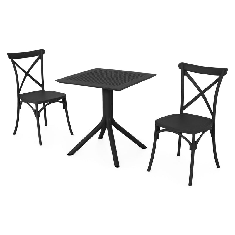 TIPPUS/SUCCOR Set mobilier terasă/grădină, 2 scaune și masă