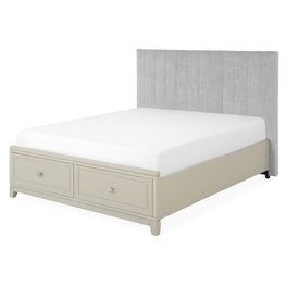 NORMAN Pat tapițat, 180x200cm, somieră și 2 sertare incluse