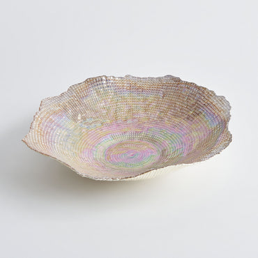 INFINITY Bol decorativ, sticlă, D.36cm