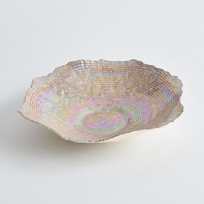 INFINITY Bol decorativ, sticlă, D.36cm