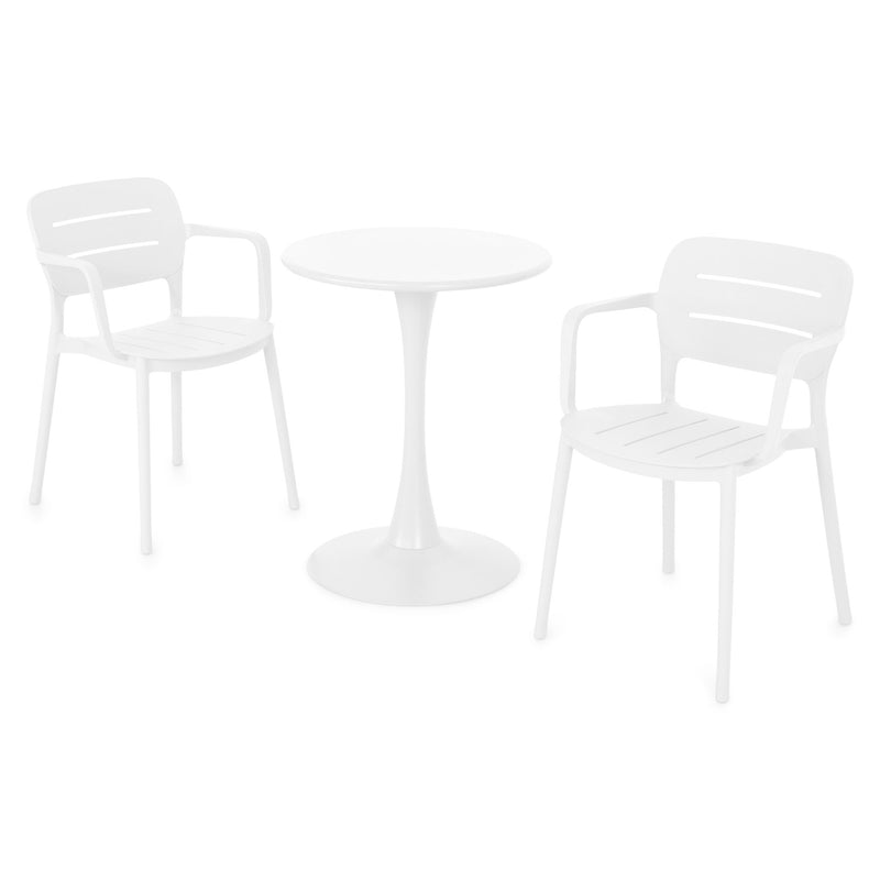 PLEZURO/MARCO Set mobilier terasă/grădină, 2 scaune și masă