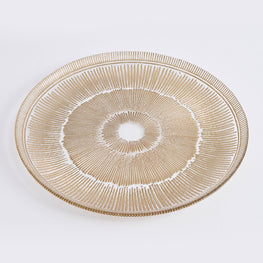 SOLEIL Farfurie fel principal, sticlă, D.28cm