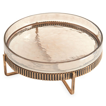 TONDA Platou servire, metal, D.26.5cm