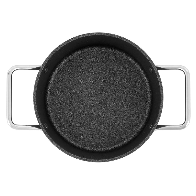 ADAMANT Oală cu mânere și capac, aluminiu, D.18cm