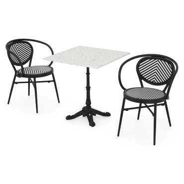 RIVA/SELINA Set mobilier terasă/grădină, 2 scaune și masă