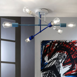 STICK Plafonieră 6x22W E27