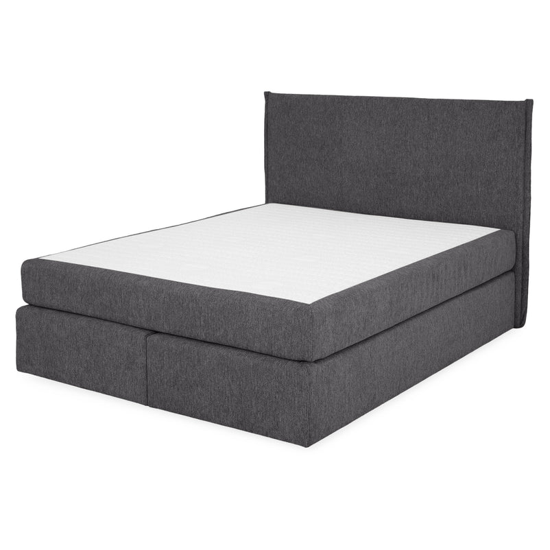 CARLINI Pat tapițat boxspring, 160x200cm, saltea inclusă