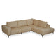 KARSTON Colțar cu șezlong stânga/dreapta, recliner electric, stofă