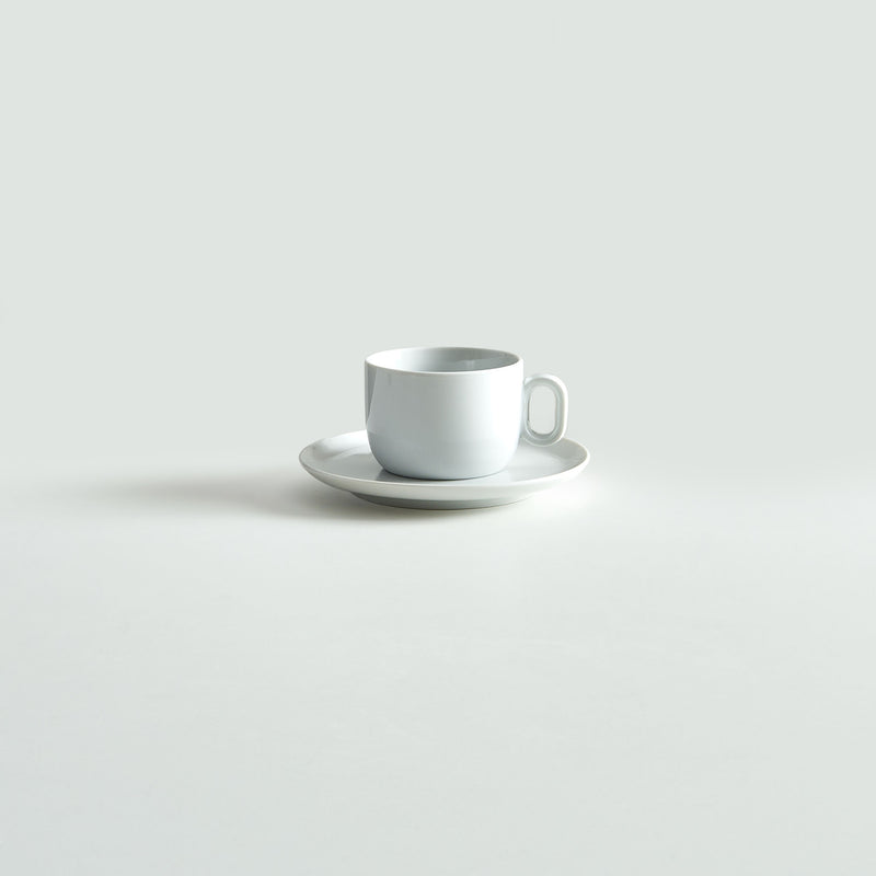 BARISTA CAPPUCCINO Set 2 cești cu farfurioară, poțelan, 160ml
