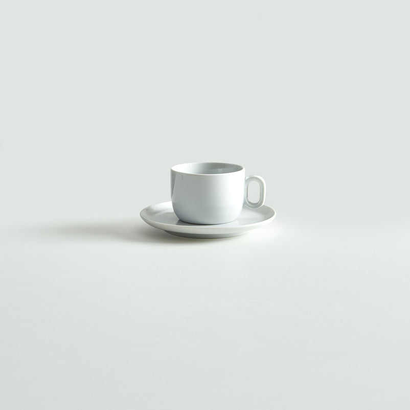 BARISTA CAPPUCCINO Set 2 cești cu farfurioară, poțelan, 160ml