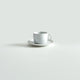 BARISTA CAPPUCCINO Set 2 cești cu farfurioară, poțelan, 160ml