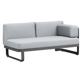 VERONA Set mobilier terasă/grădină, colțar 3 piese și 3 măsuțe cafea