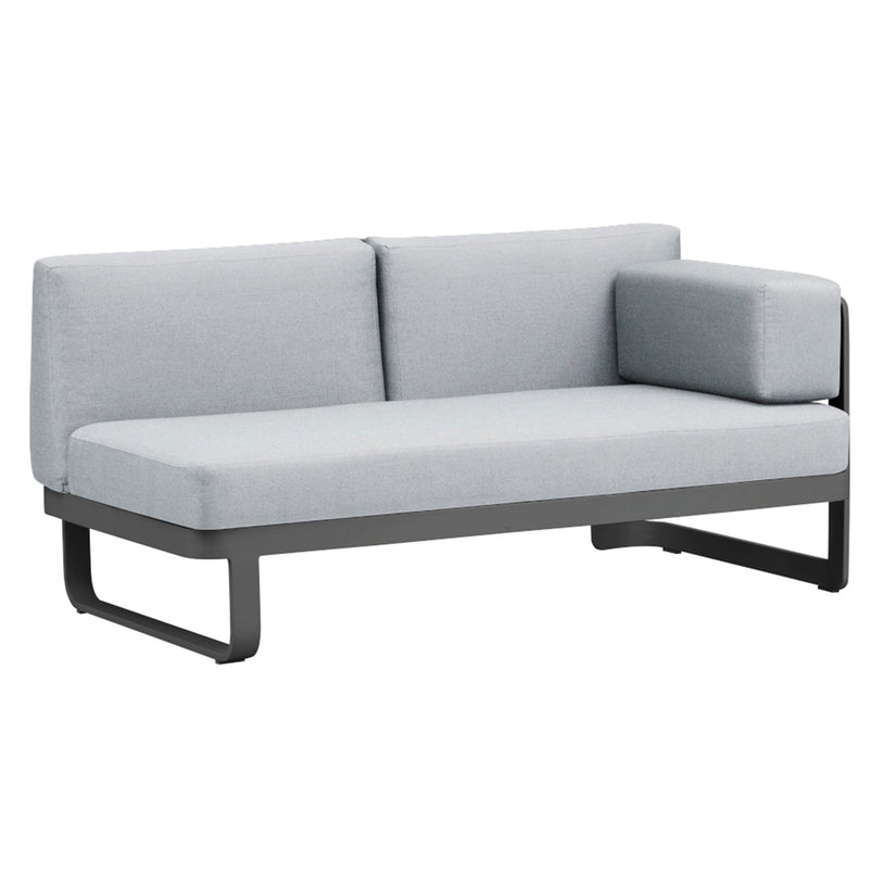 VERONA Set mobilier terasă/grădină, colțar 3 piese și 3 măsuțe cafea