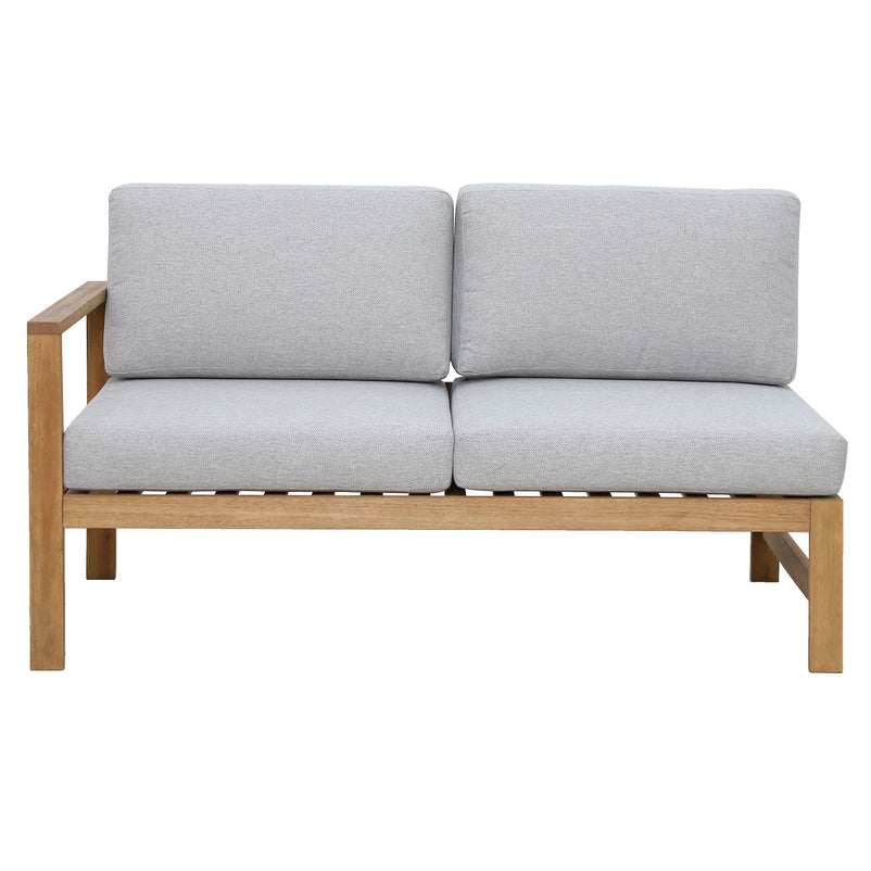 NORDIC Set mobilier terasă/grădină, fotoliu, banchetă, colțar și măsă