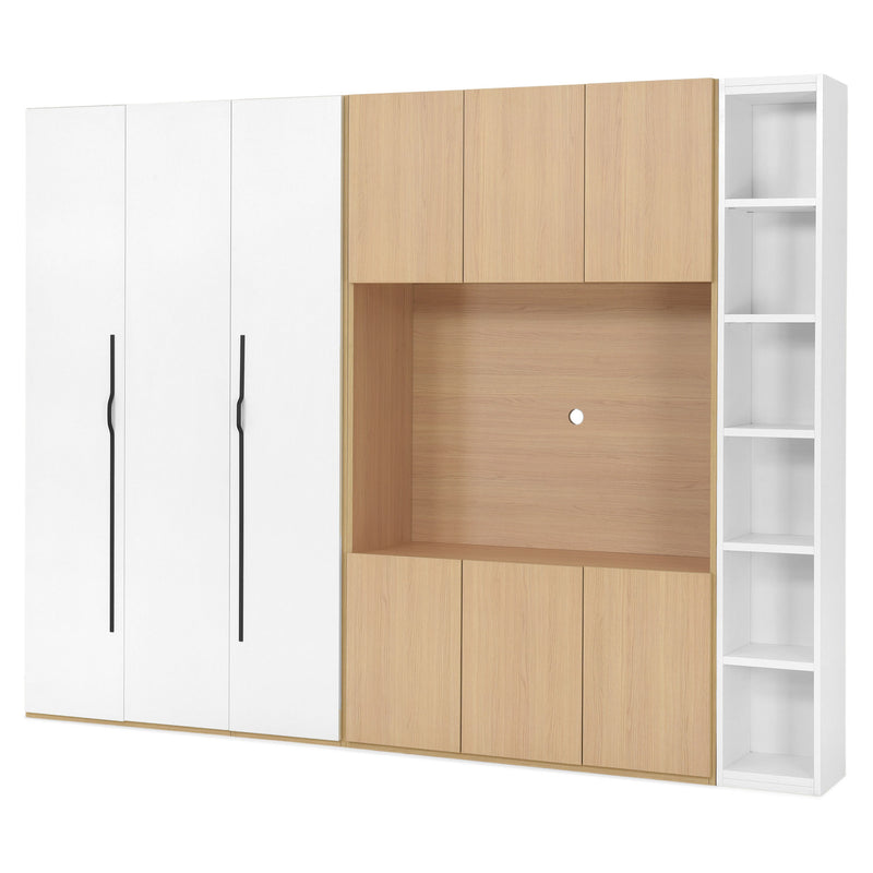 COMPACT Dressing 9 uși, spațiu TV