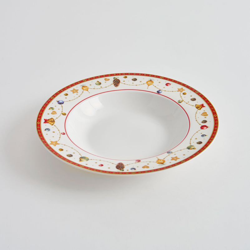 BELLS Farfurie supă, porțelan, D.22cm