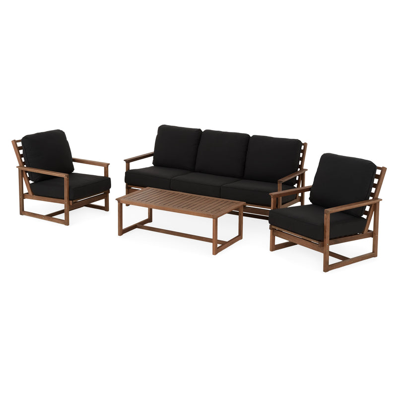 MARQUISE Set mobilier terasă/grădină, 2 fotolii, canapea și măsuță