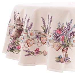 LAVENDER GARDEN Față de masă, D.165cm