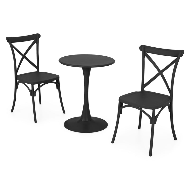 PLEZURO/SUCCOR Set mobilier terasă/grădină, 2 scaune și masă