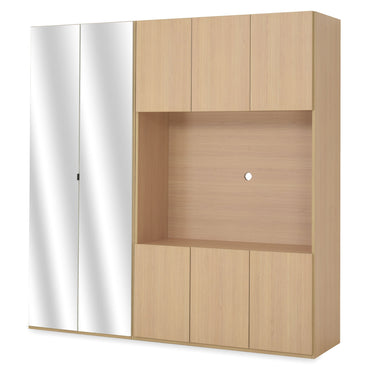 COMPACT Dressing 8 uși, spatiu TV