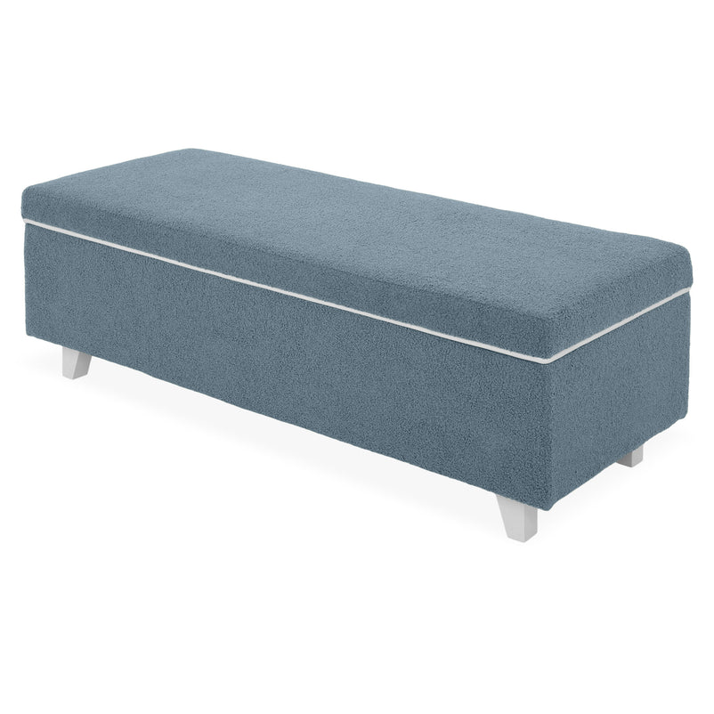 KOLLE Banchetă, ladă depozitare inclusă, stofă