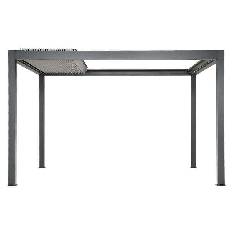 ROSARIO Pergolă bioclimatică motorizată cu acoperiș retractabil