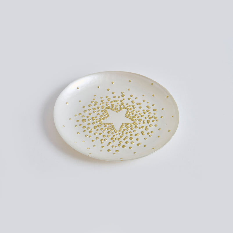SPARK Farfurie desert, sticlă, D.16cm