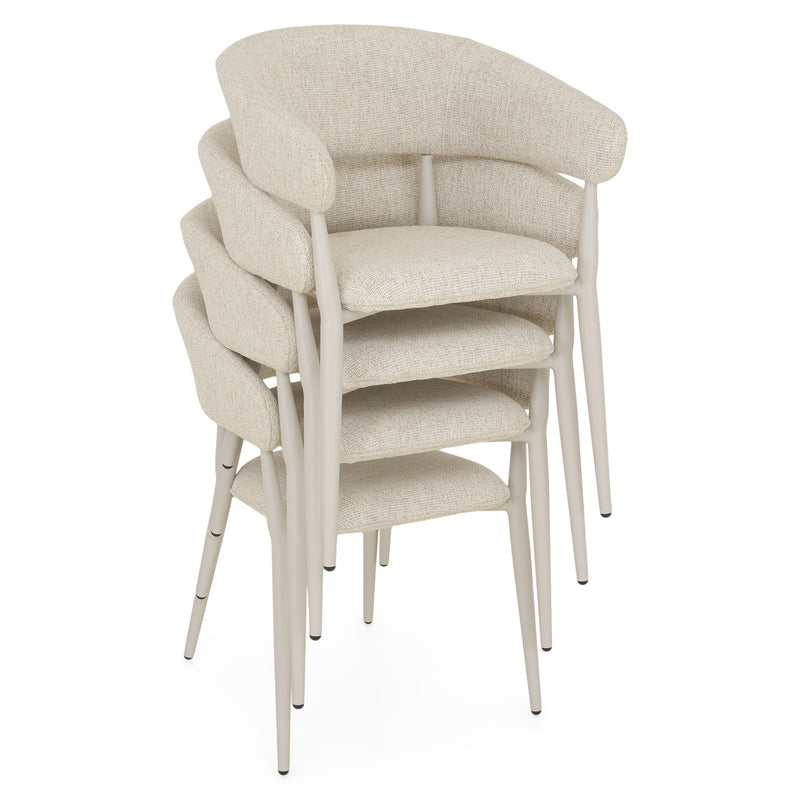 NEXUS Set mobilier terasă/grădină, 4 scaune