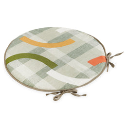 TESS ORANGE Pernă scaun, D.40cm