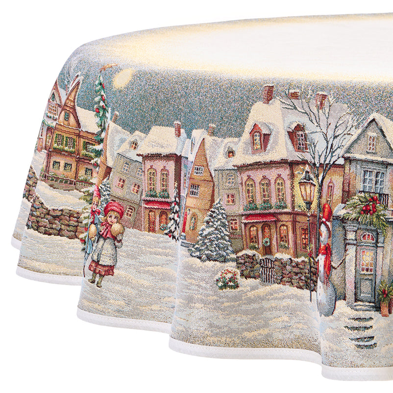 CHRISTMAS VIEW Față de masă, D.165cm