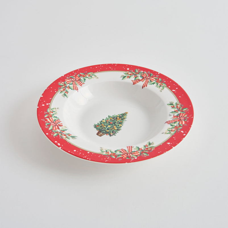 MAGIC CHRISTMAS Farfurie supă, porțelan, D.22cm