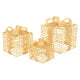RIBBON Set 3 decorațiuni luminoase, 90 microleduri