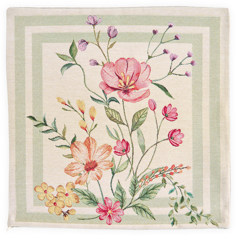 FLORISE GREEN Pernă decorativă, 45x45cm