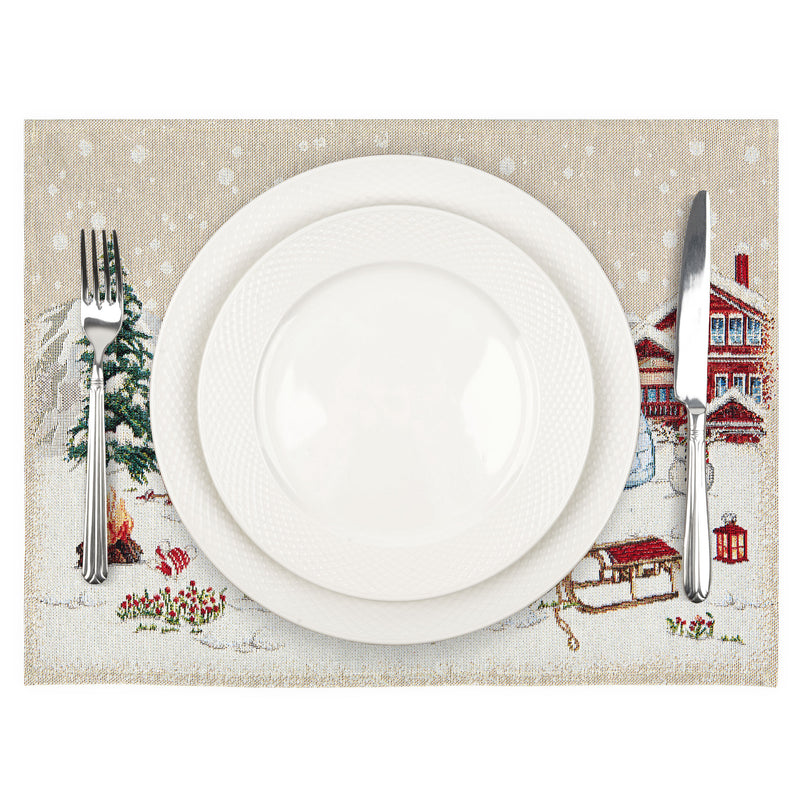 GLORIA Set 4 suporturi farfurie