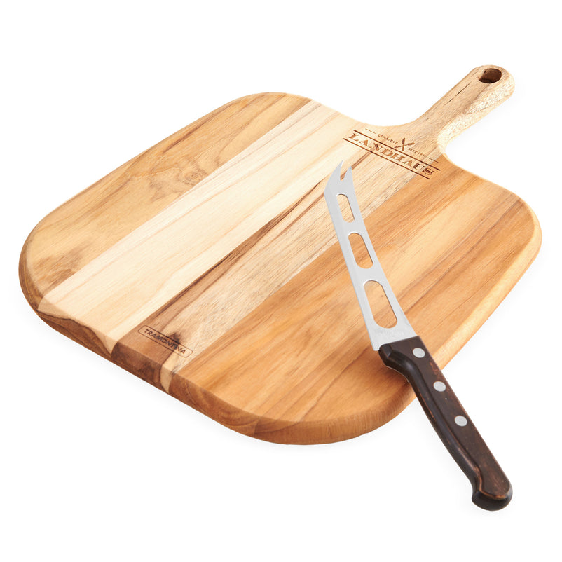 LANDHAUS Set tocător cu cuțit brânză