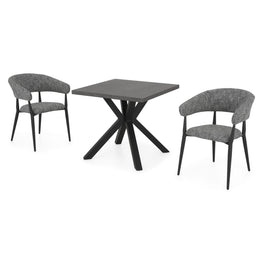 JAVA CERAMIC/NEXUS Set mobilier terasă/grădină, 2 scaune și masă