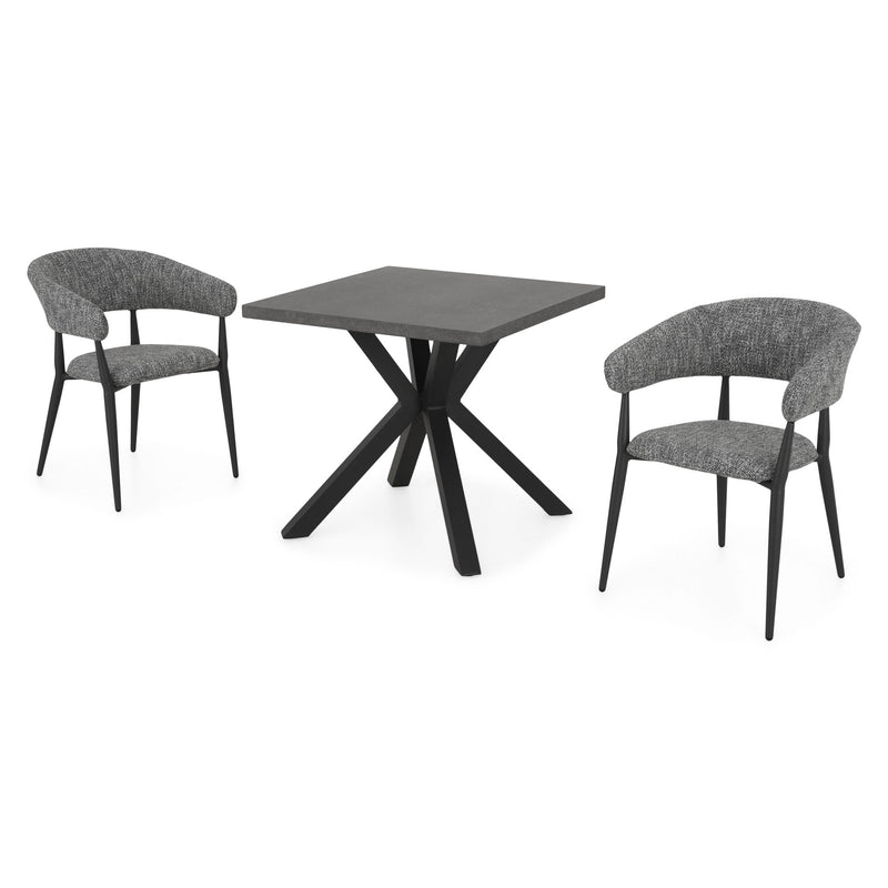JAVA CERAMIC/NEXUS Set mobilier terasă/grădină, 2 scaune și masă
