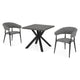 JAVA CERAMIC/NEXUS Set mobilier terasă/grădină, 2 scaune și masă